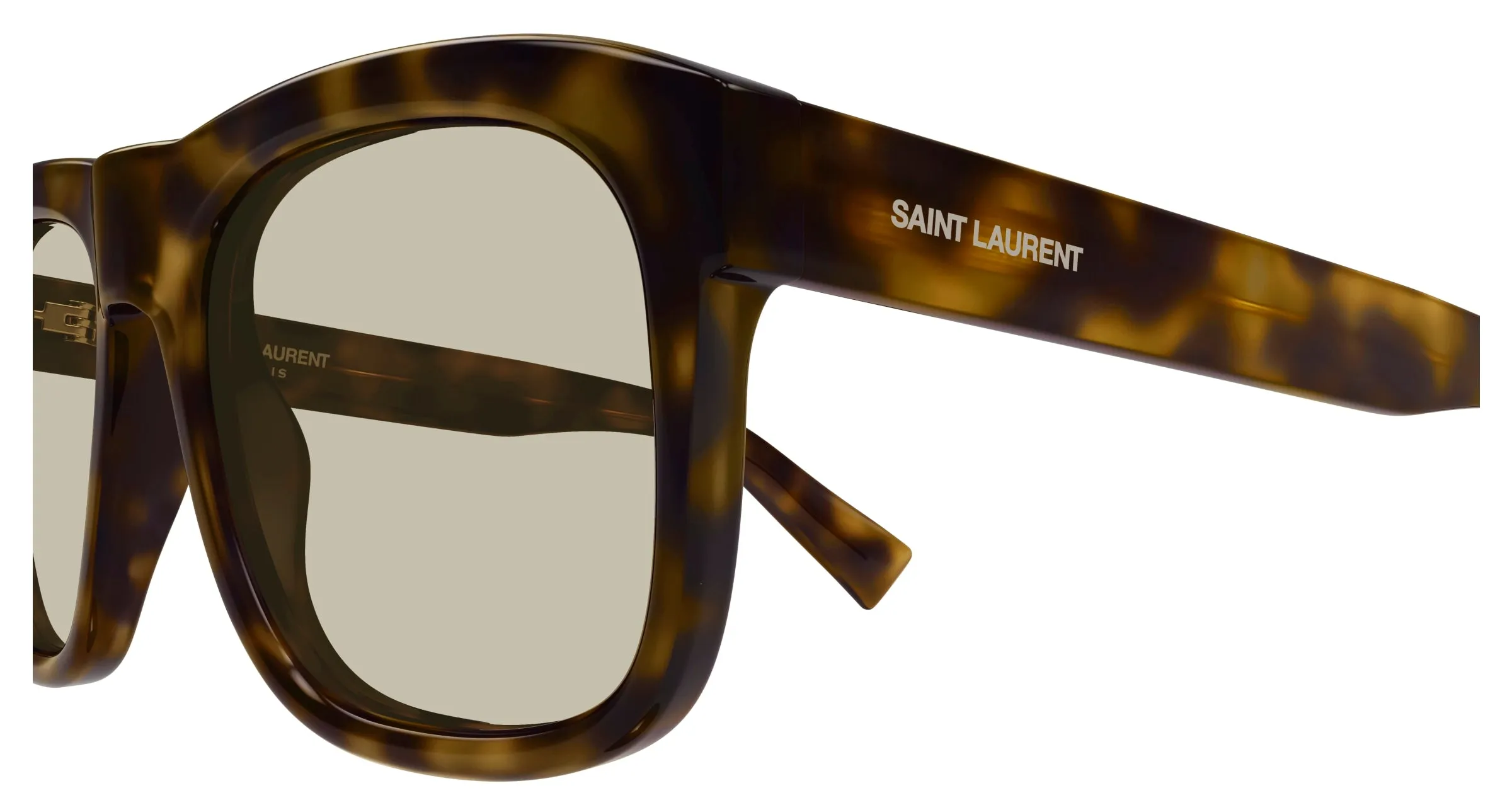 SAINT LAURENT SL 558 013 Occhiali da sole Acetato Havana Marrone Squadrata - immagine 3