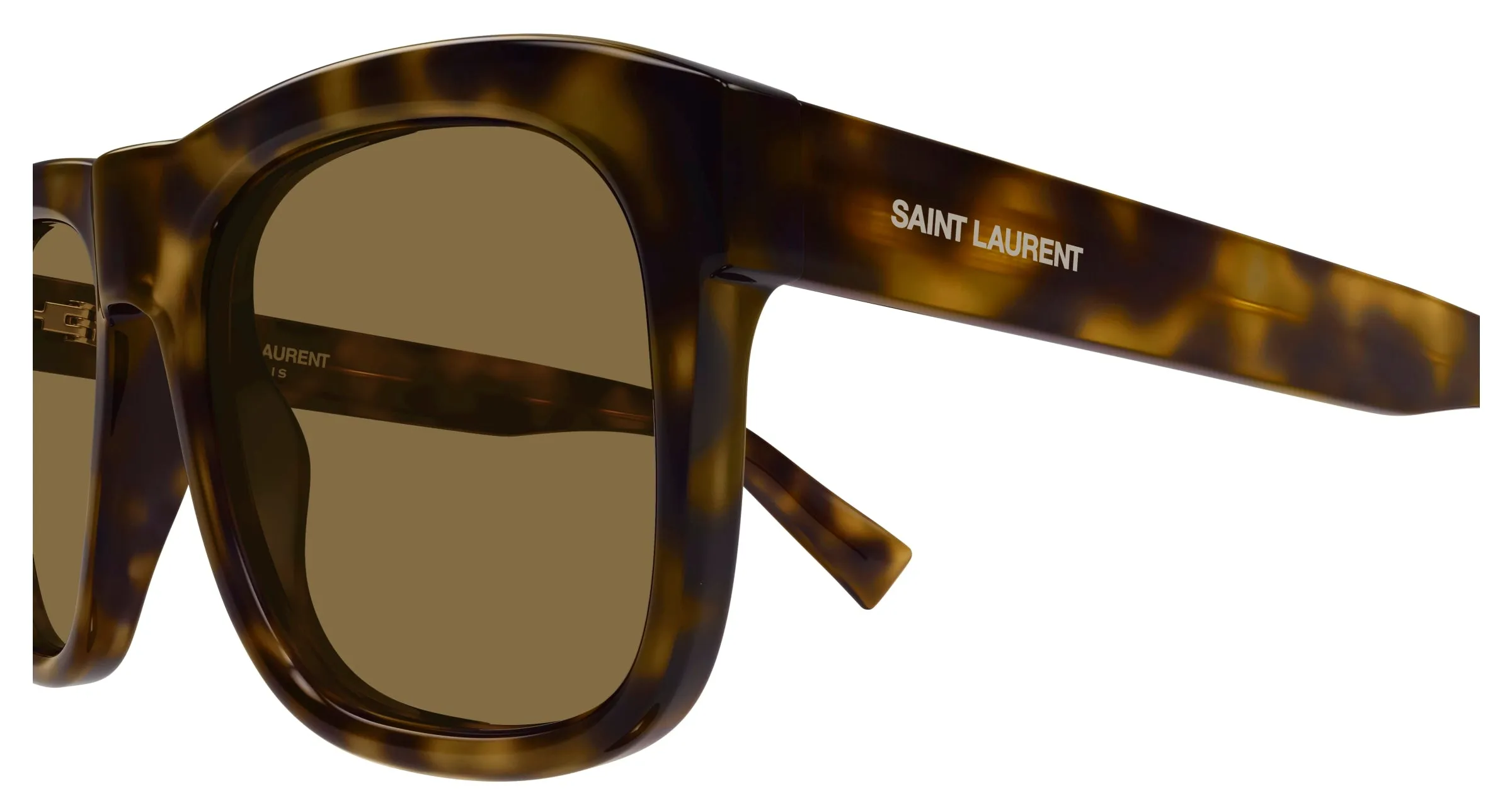 SAINT LAURENT SL 558 012 Occhiali da sole Acetato Havana Marrone Squadrata - immagine 3