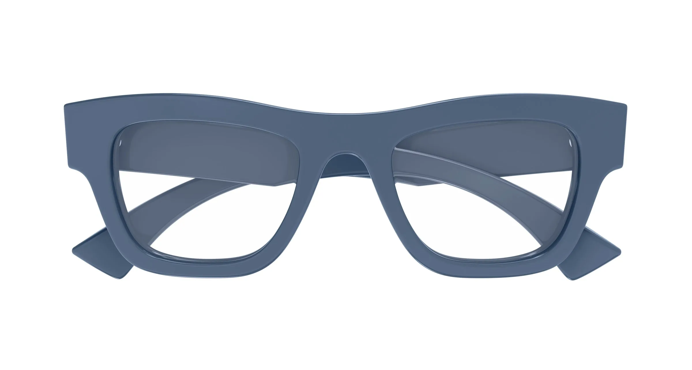 Gucci GG1840O 007 Montature da vista Acetato Blu Trasparente Squadrata - immagine 2