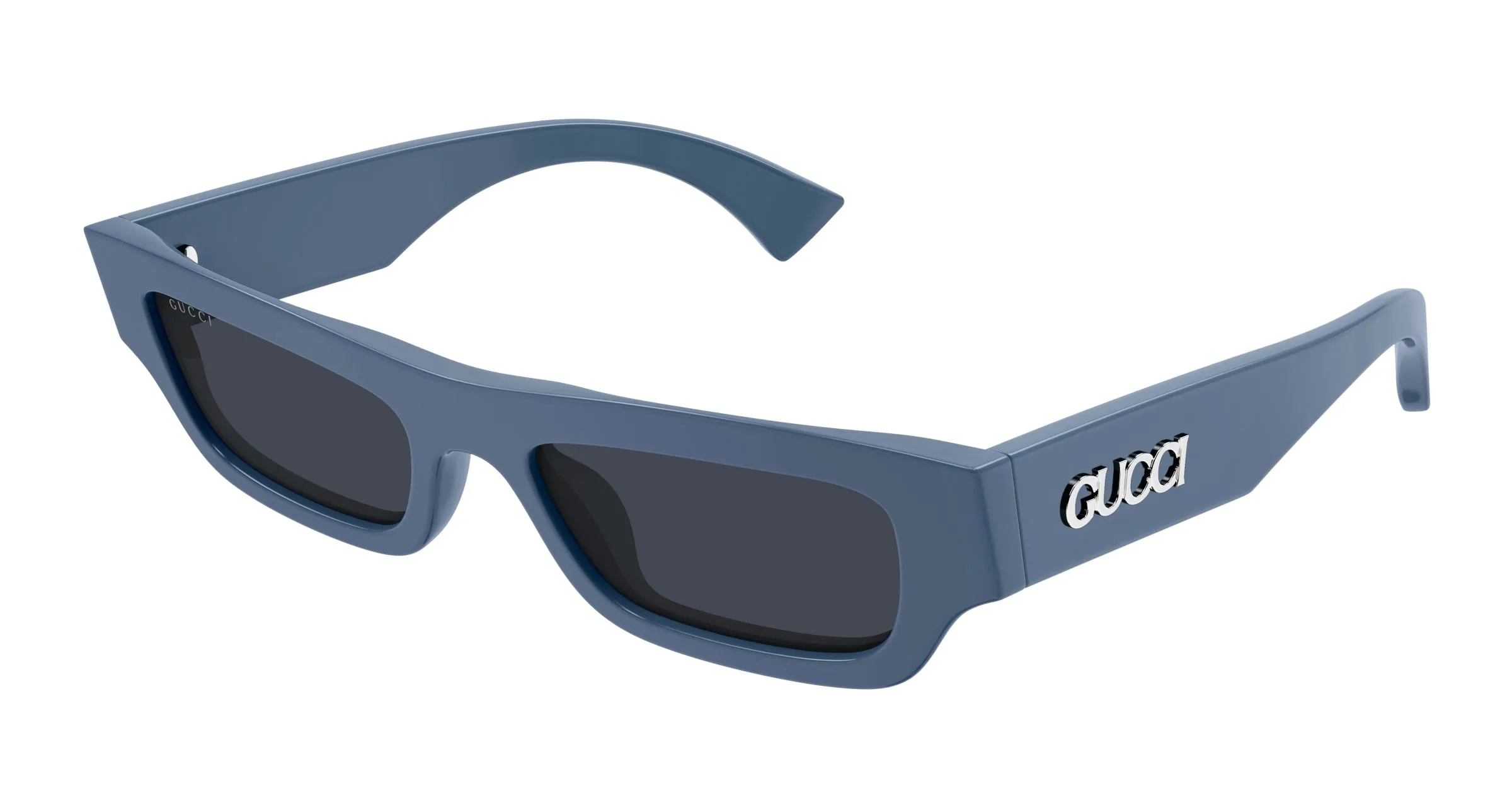 Gucci GG1839S 003 Occhiali da sole Acetato Blu Blu Squadrata - immagine 1