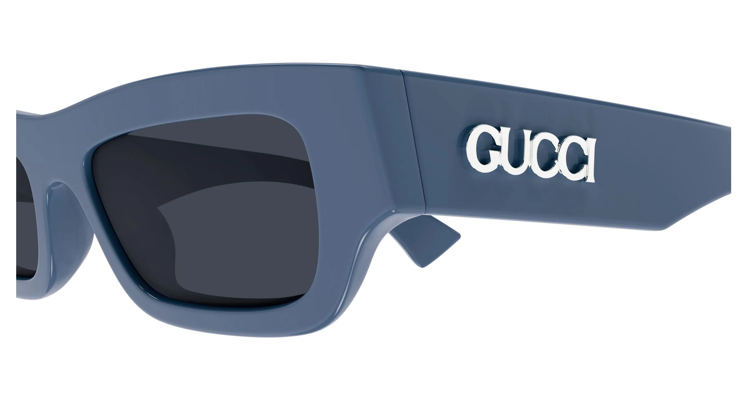 Gucci GG1839S 003 Occhiali da sole Acetato Blu Blu Squadrata - immagine 3
