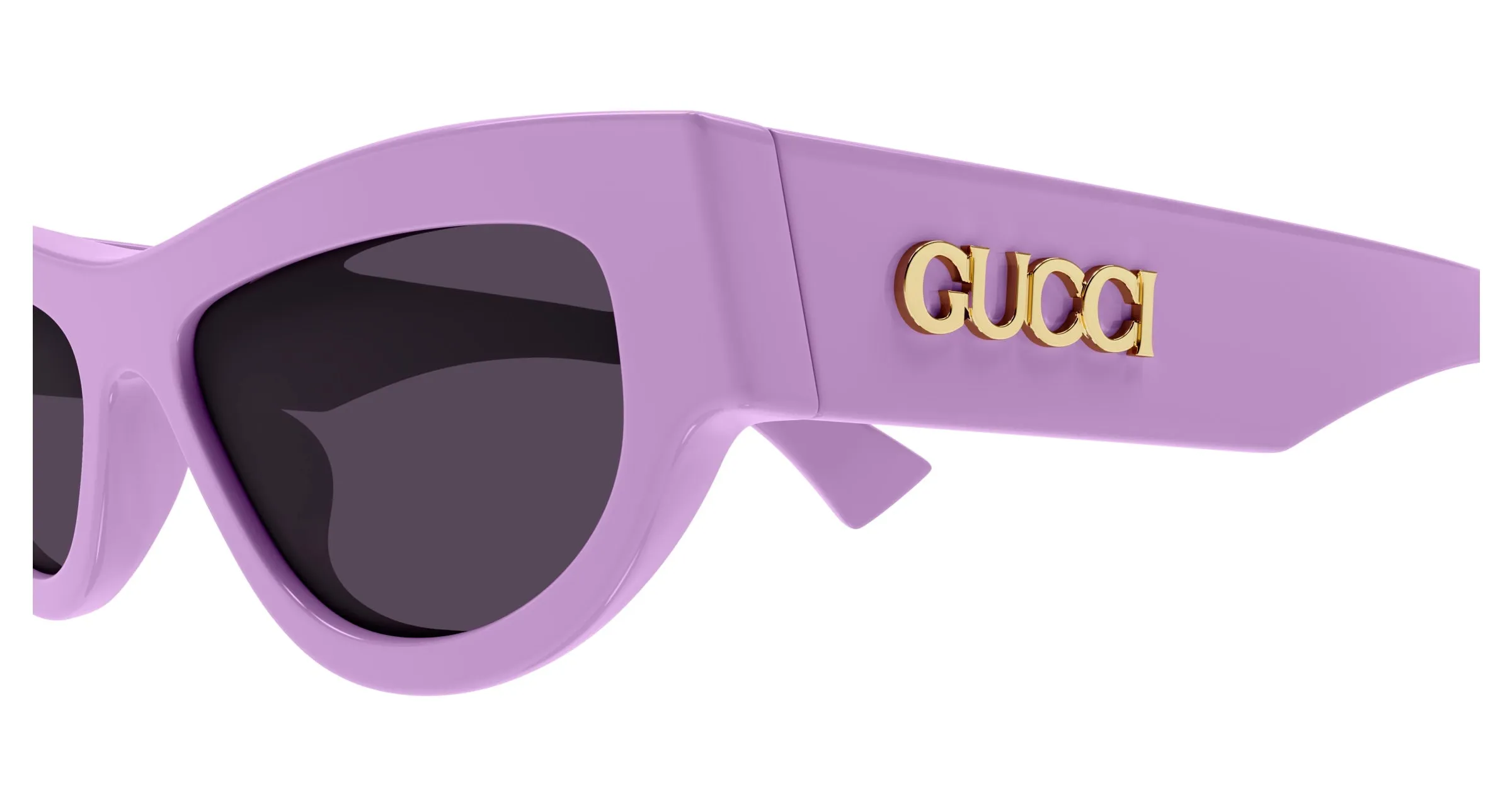 Gucci GG1834S 004 Occhiali da sole Acetato Viola Viola Cat Eye - immagine 3