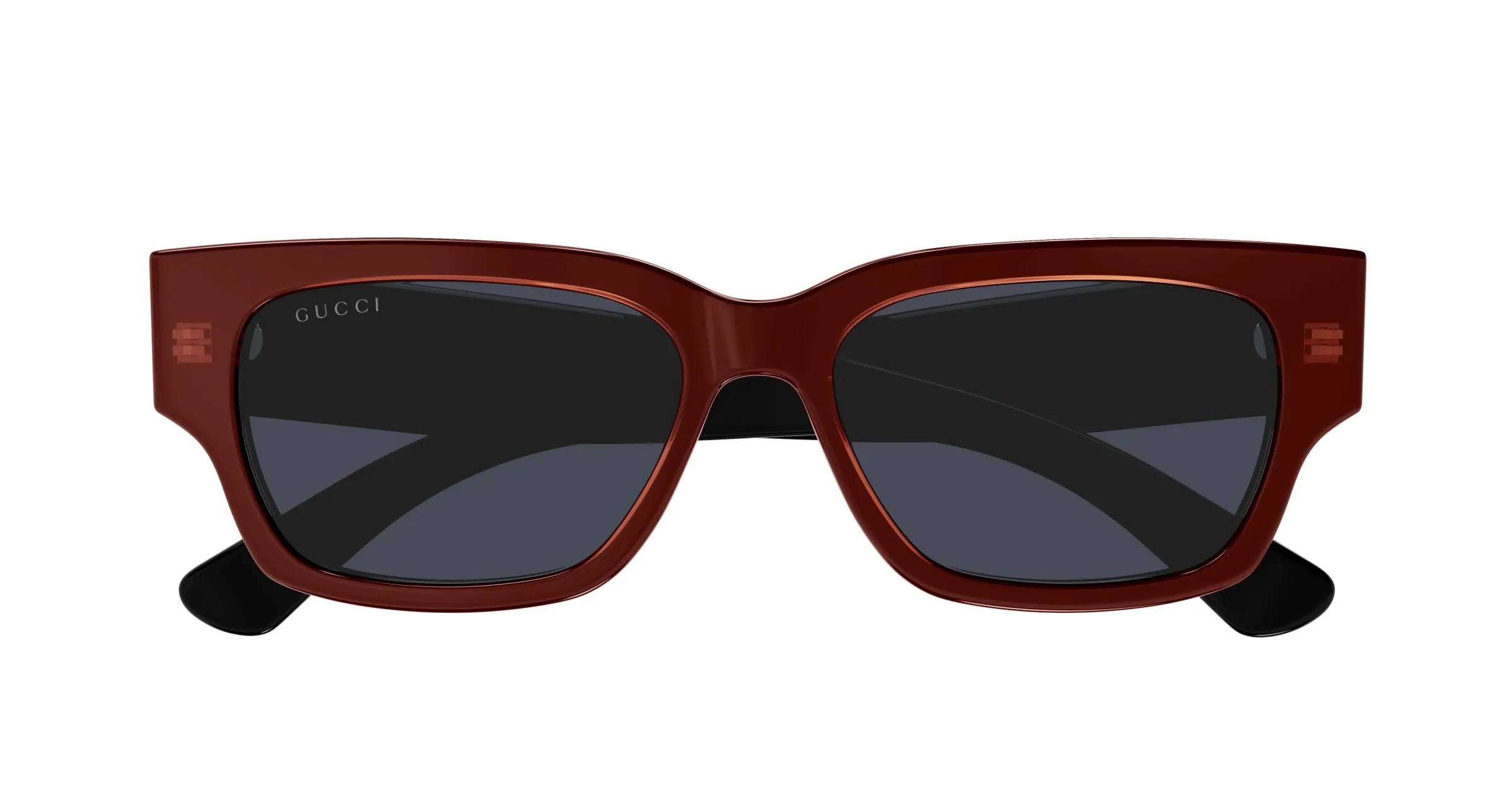 Gucci GG1794S 003 Occhiali da sole Acetato Nero Blu Squadrata - immagine 2