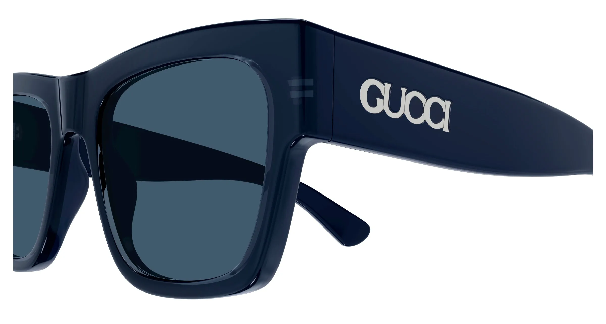 Gucci GG1793S 004 Occhiali da sole Acetato Blu Squadrata - immagine 3