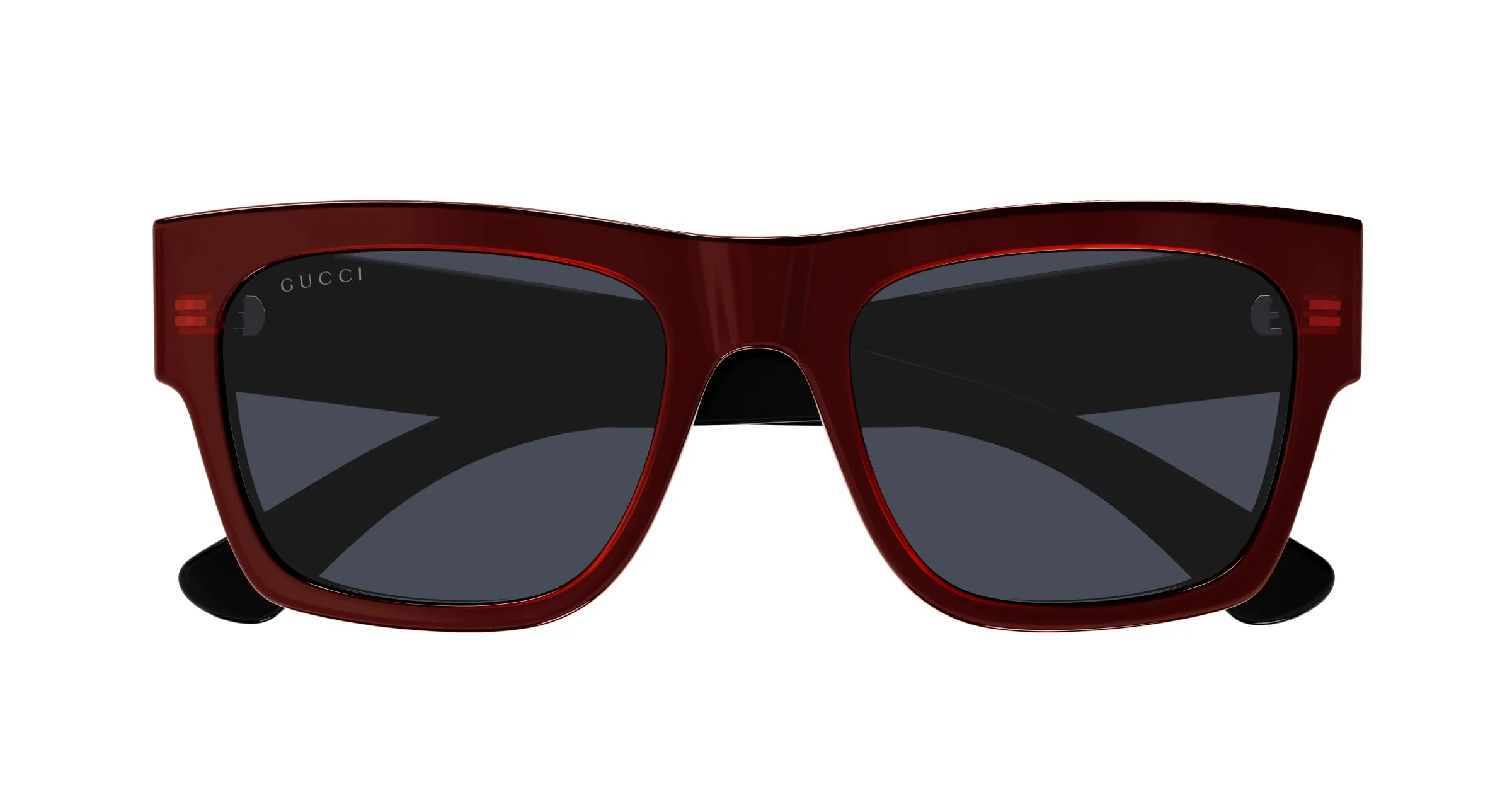 Gucci GG1793S 003 Occhiali da sole Acetato Nero Blu Squadrata - immagine 2