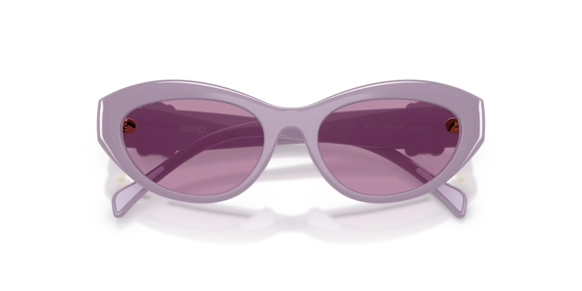 Versace VK4005U 5526AK Occhiali da sole Iniettato Viola Viola Cat Eye Normale - immagine 2