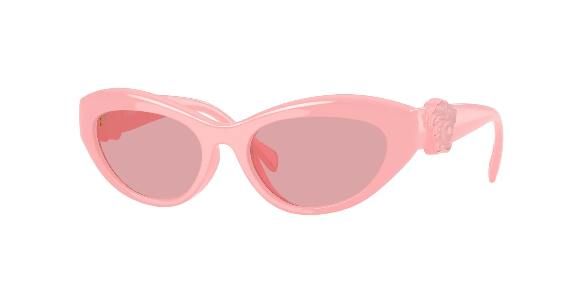 Versace VK4005U 545284 Occhiali da sole Iniettato Rosa Viola Cat Eye Normale - immagine 1