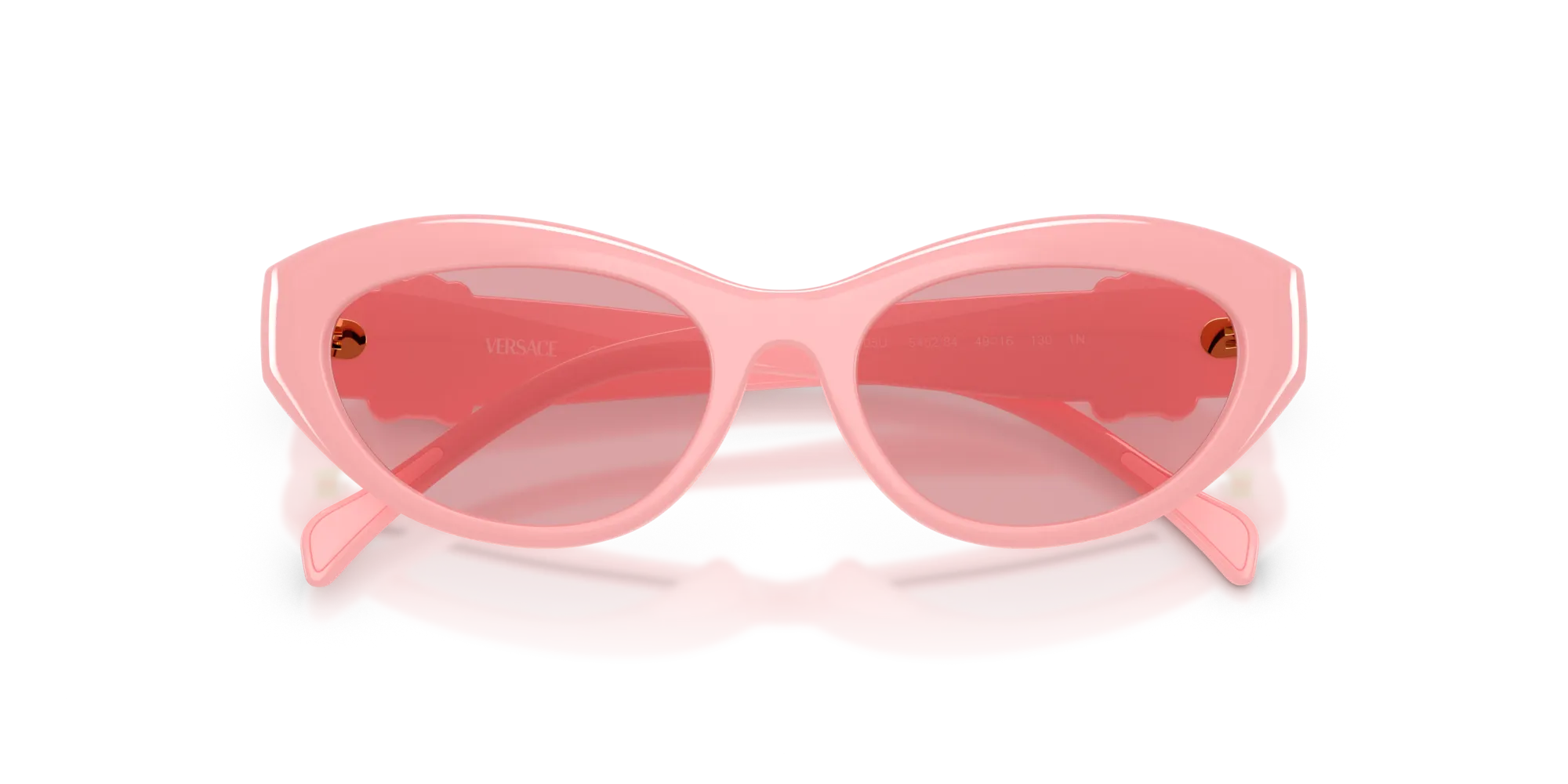 Versace VK4005U 545284 Occhiali da sole Iniettato Rosa Viola Cat Eye Normale - immagine 2