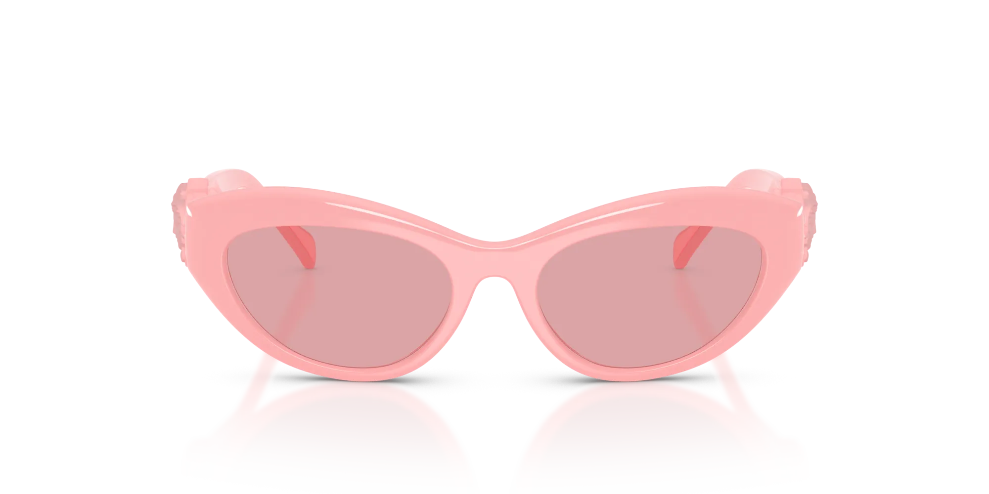 Versace VK4005U 545284 Occhiali da sole Iniettato Rosa Viola Cat Eye Normale - immagine 3