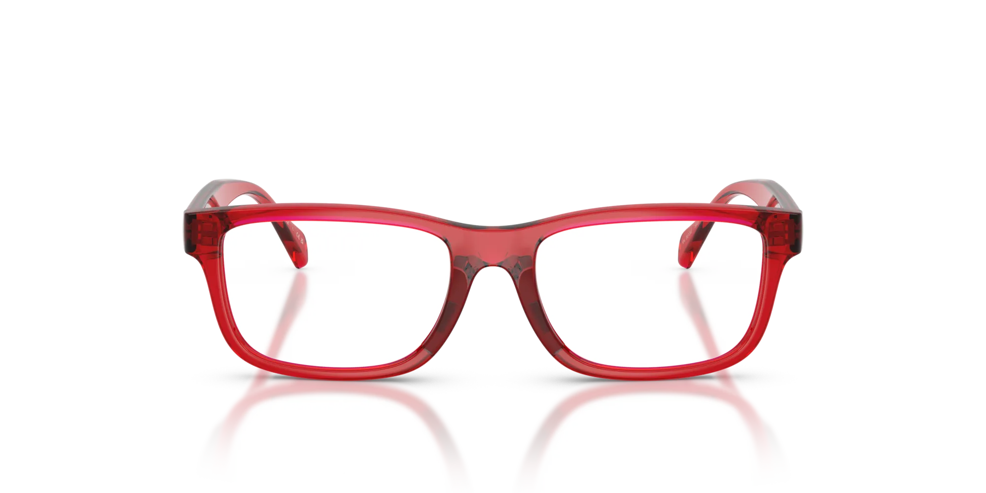 Versace VK3013U 5533 Montature da vista Iniettato Rosso Squadrata Normale - immagine 3