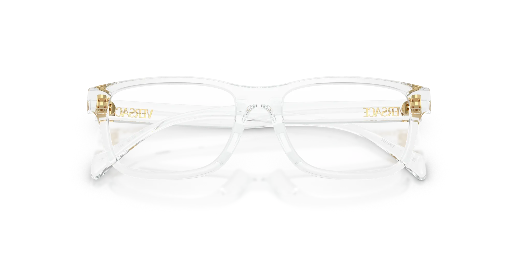 Versace VK3013U 148 Montature da vista Iniettato Trasparente Squadrata Normale - immagine 2