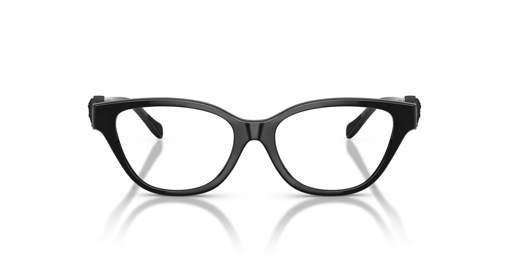 Versace VK3011U GB1 Montature da vista Iniettato Nero Cat Eye Normale - immagine 3