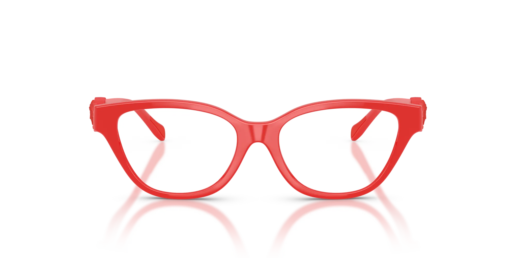 Versace VK3011U 5529 Montature da vista Iniettato Rosso Cat Eye Normale - immagine 3