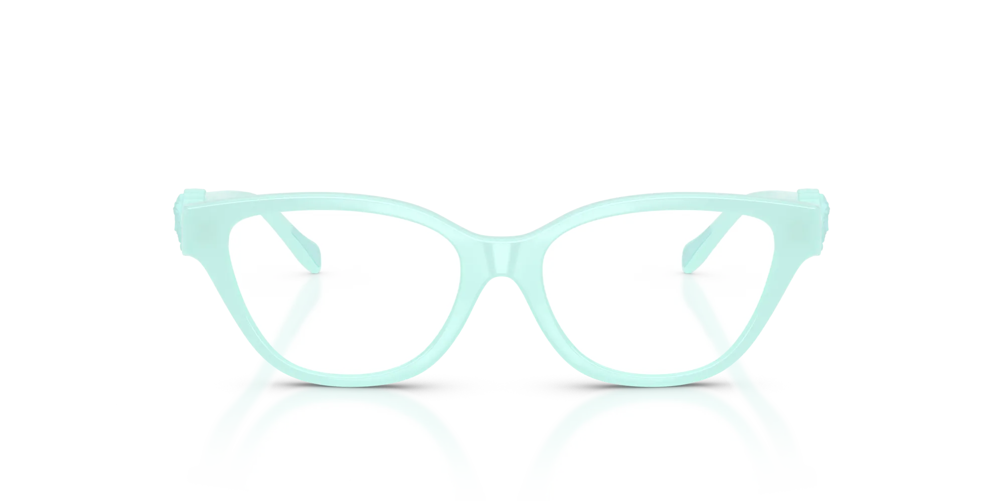 Versace VK3011U 5528 Montature da vista Iniettato Blu Cat Eye Normale - immagine 3
