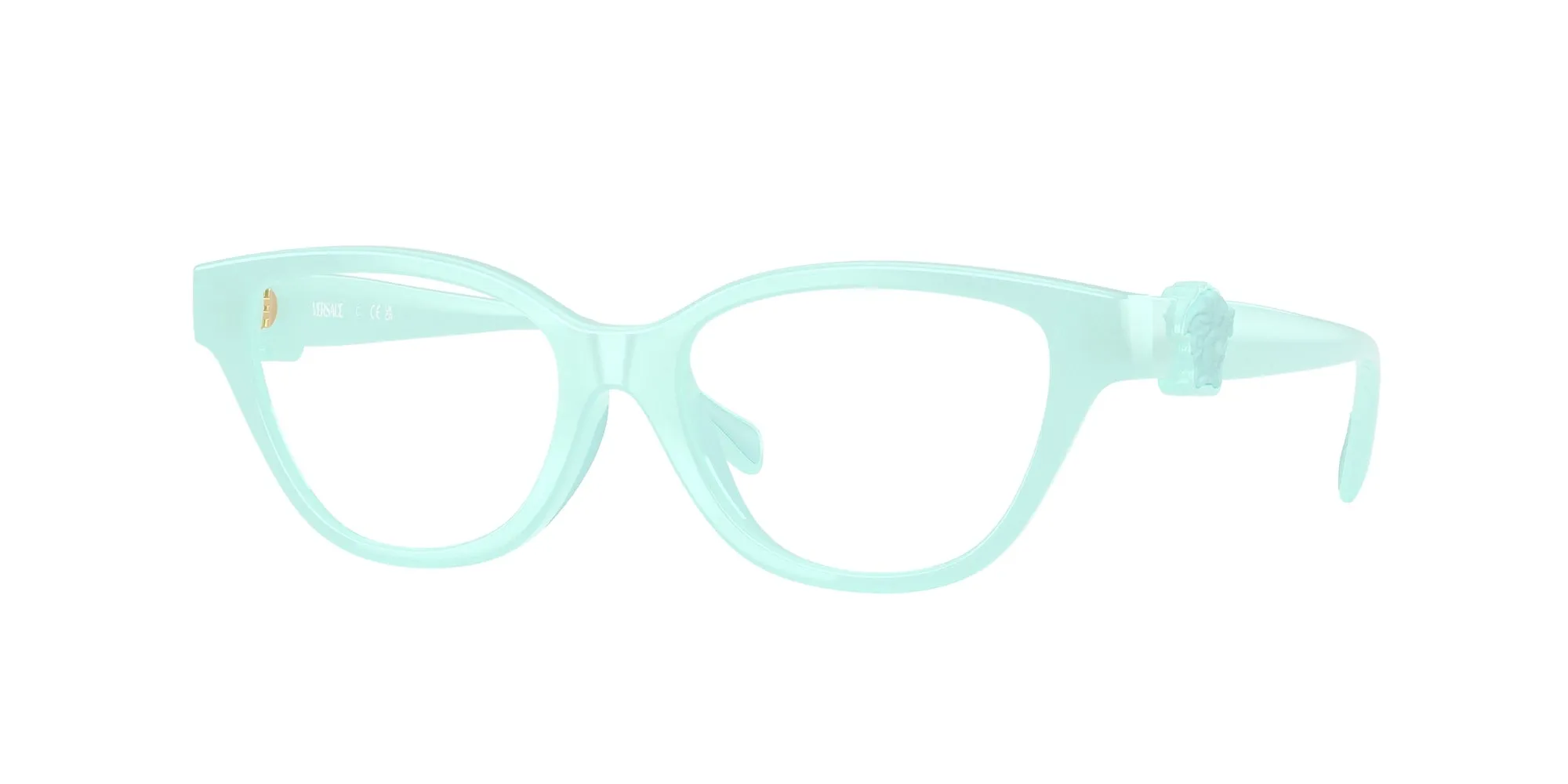 Versace VK3011U 5528 Montature da vista Iniettato Blu Cat Eye Normale - immagine 1