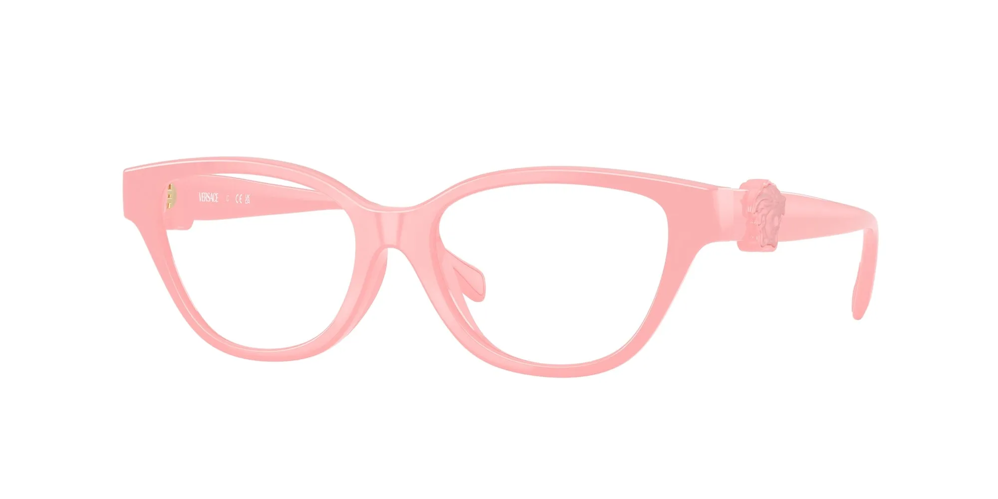 Versace VK3011U 5452 Montature da vista Iniettato Rosa Cat Eye Normale - immagine 1
