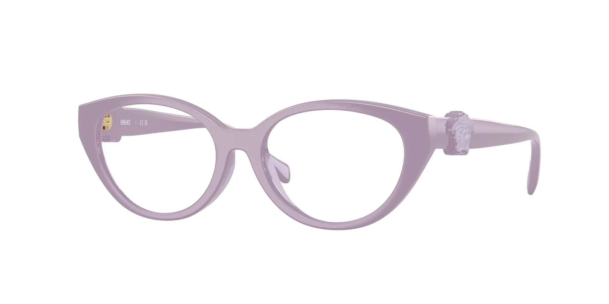 Versace VK3010U 5526 Montature da vista Iniettato Viola Cat Eye Normale - immagine 1