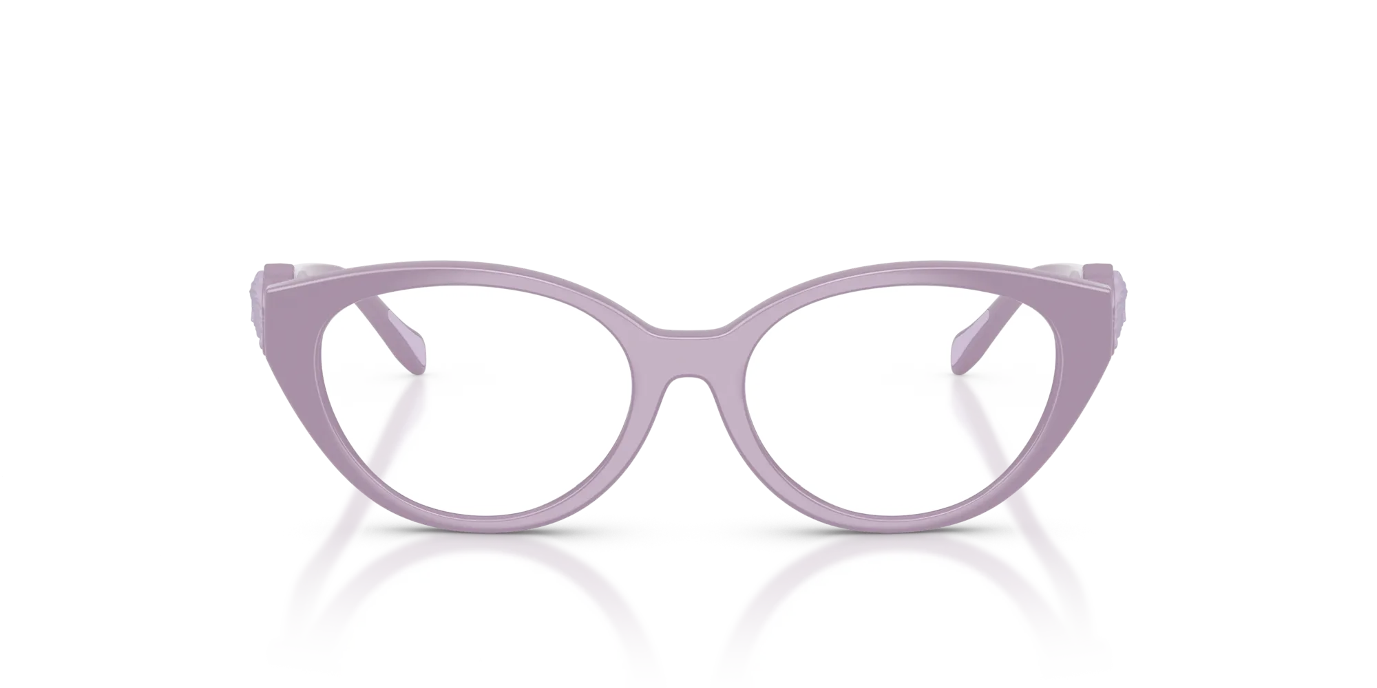 Versace VK3010U 5526 Montature da vista Iniettato Viola Cat Eye Normale - immagine 3