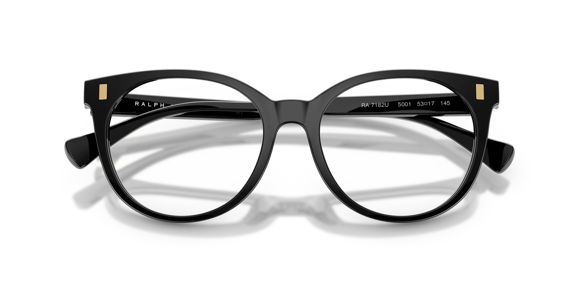 Ralph Lauren RA7182U 5001 Montature da vista Acetato Nero Pantos Normale - immagine 2