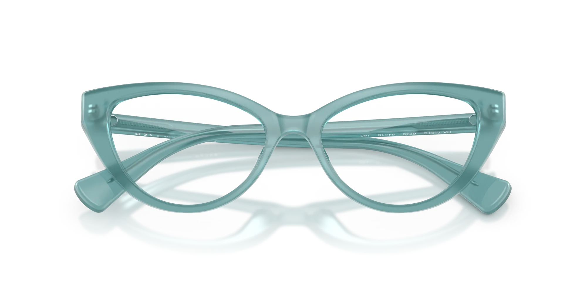 Ralph Lauren RA7181U 6240 Montature da vista Acetato Blu Cat Eye Normale - immagine 2