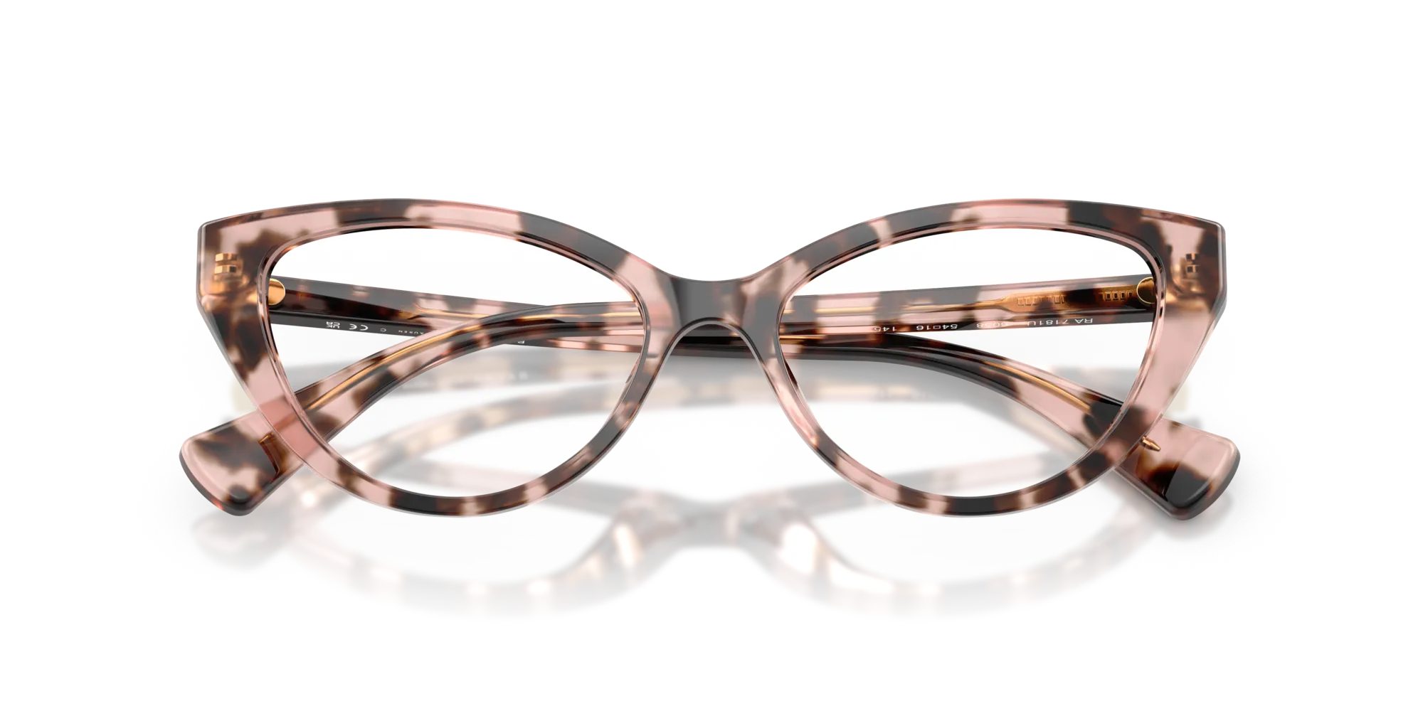Ralph Lauren RA7181U 6058 Montature da vista Acetato Rosa Cat Eye Normale - immagine 2