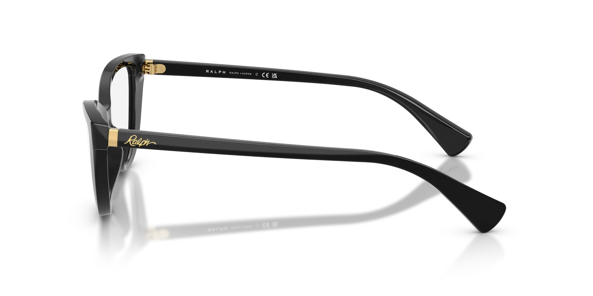 Ralph Lauren RA7181U 5001 Montature da vista Acetato Nero Cat Eye Normale - immagine 4