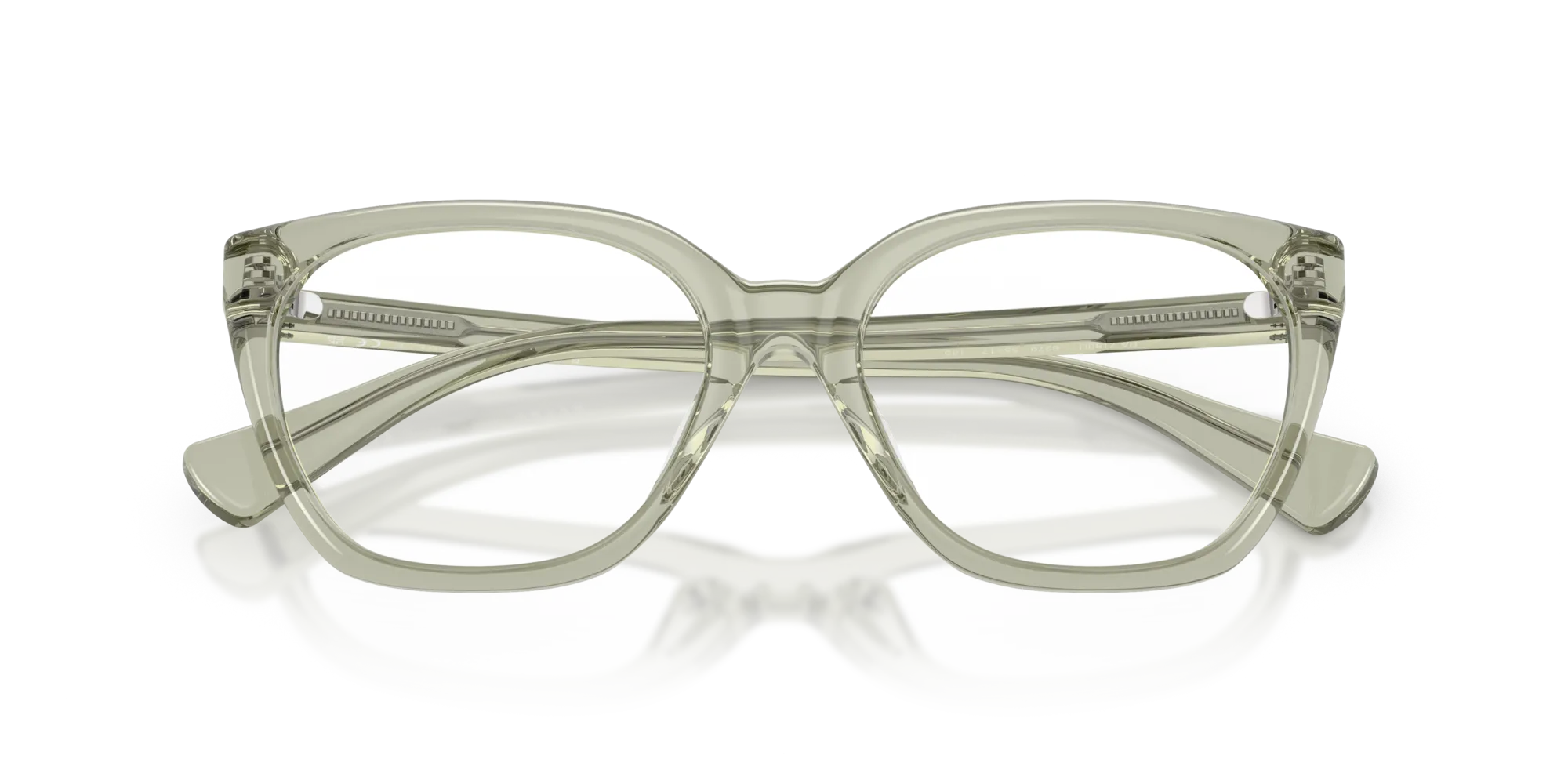 Ralph Lauren RA7180U 6279 Montature da vista Acetato Verde Farfalla Normale - immagine 2