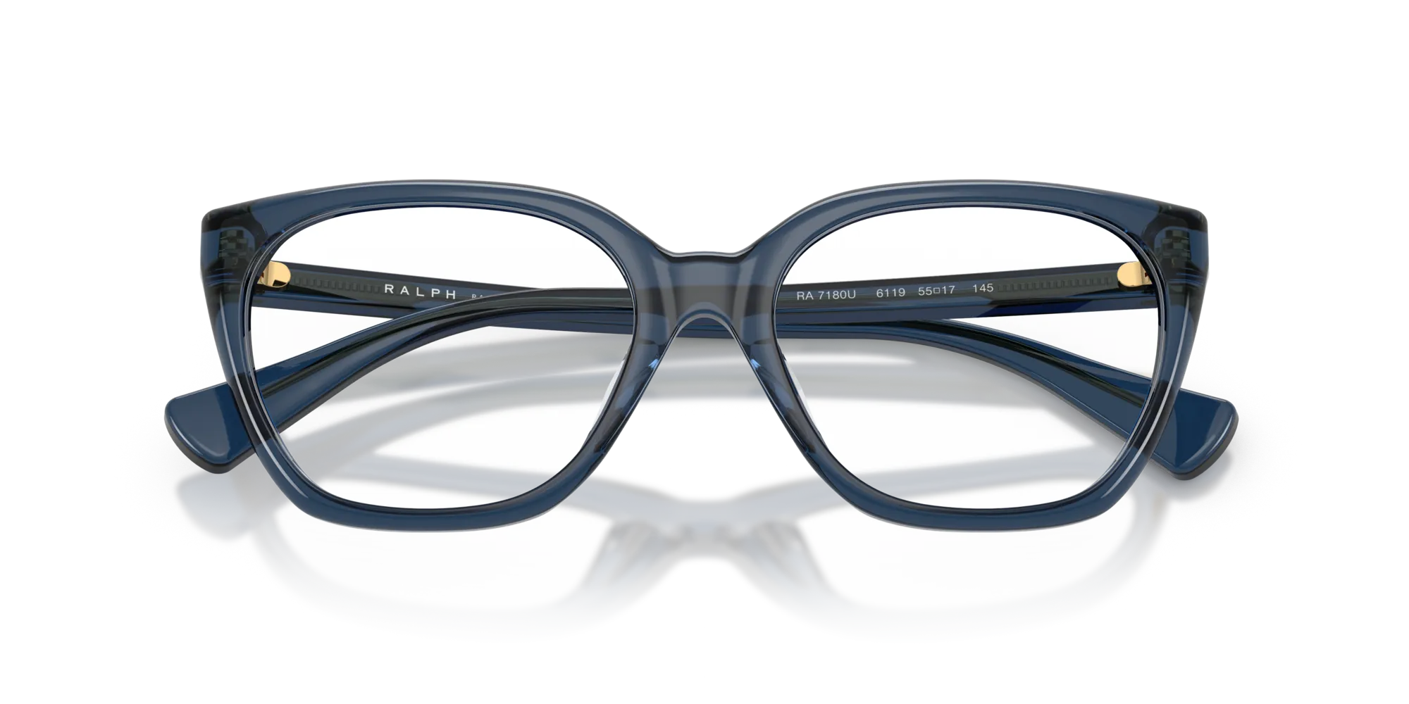 Ralph Lauren RA7180U 6119 Montature da vista Acetato Blu Farfalla Normale - immagine 2