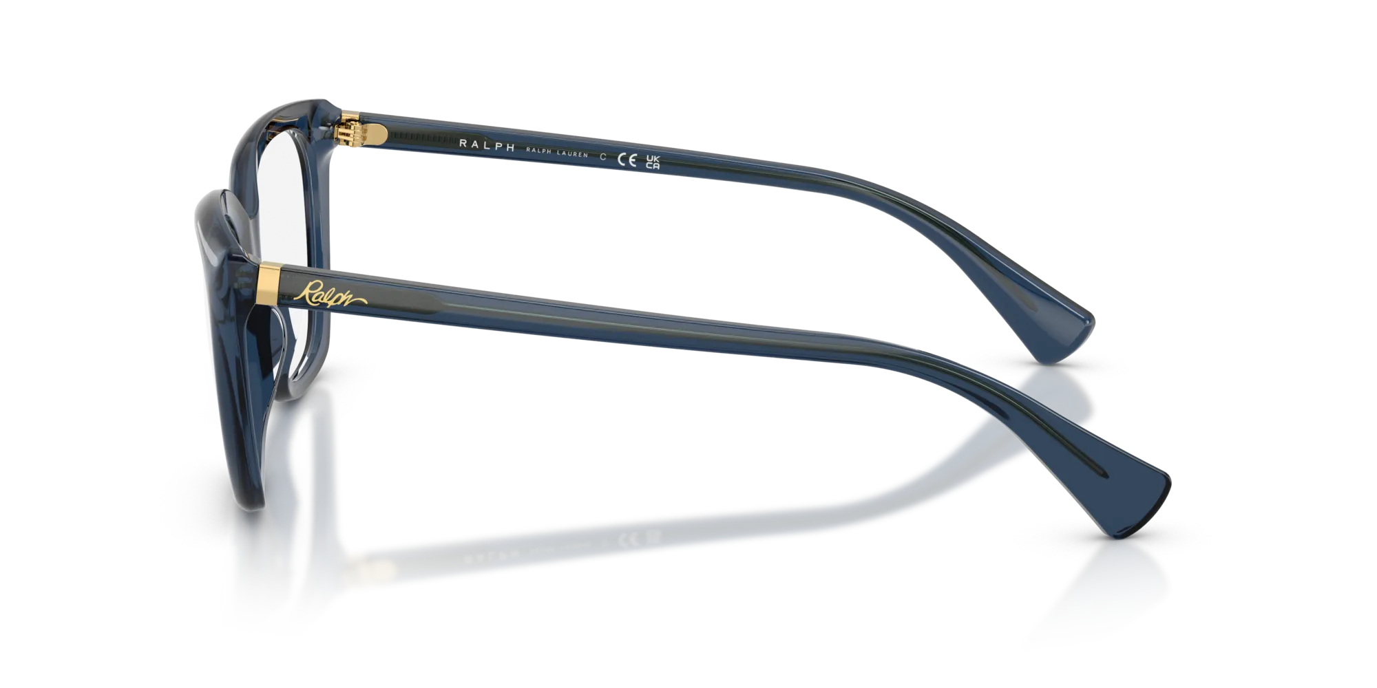 Ralph Lauren RA7180U 6119 Montature da vista Acetato Blu Farfalla Normale - immagine 4
