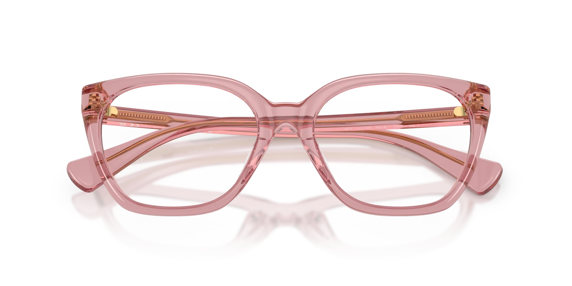 Ralph Lauren RA7180U 6118 Montature da vista Acetato Rosa Farfalla Normale - immagine 2