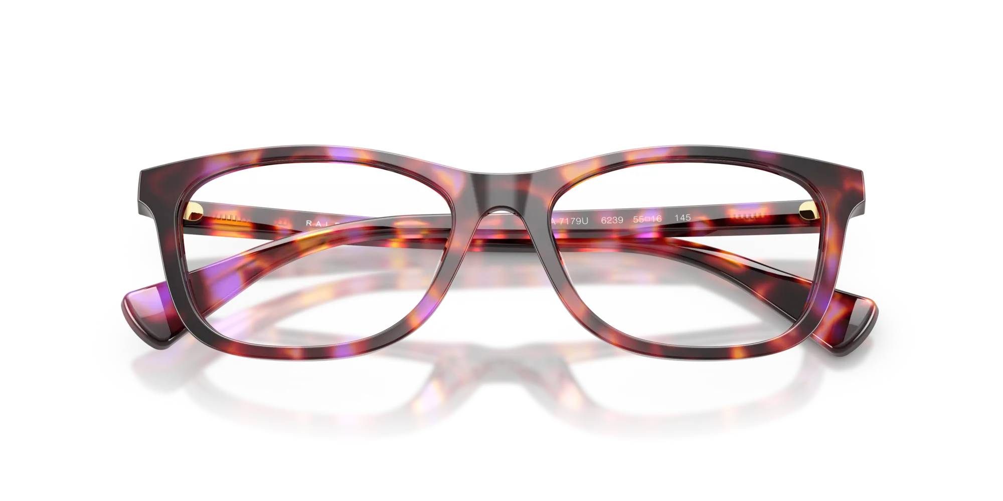 Ralph Lauren RA7179U 6239 Montature da vista Acetato Viola Squadrata Normale - immagine 2