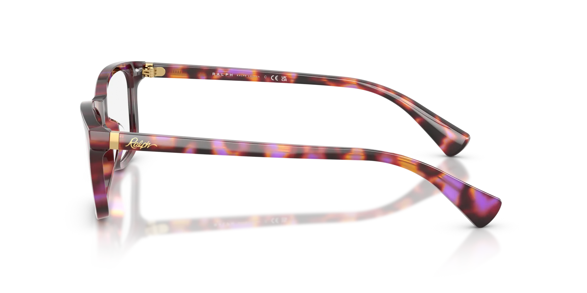 Ralph Lauren RA7179U 6239 Montature da vista Acetato Viola Squadrata Normale - immagine 4