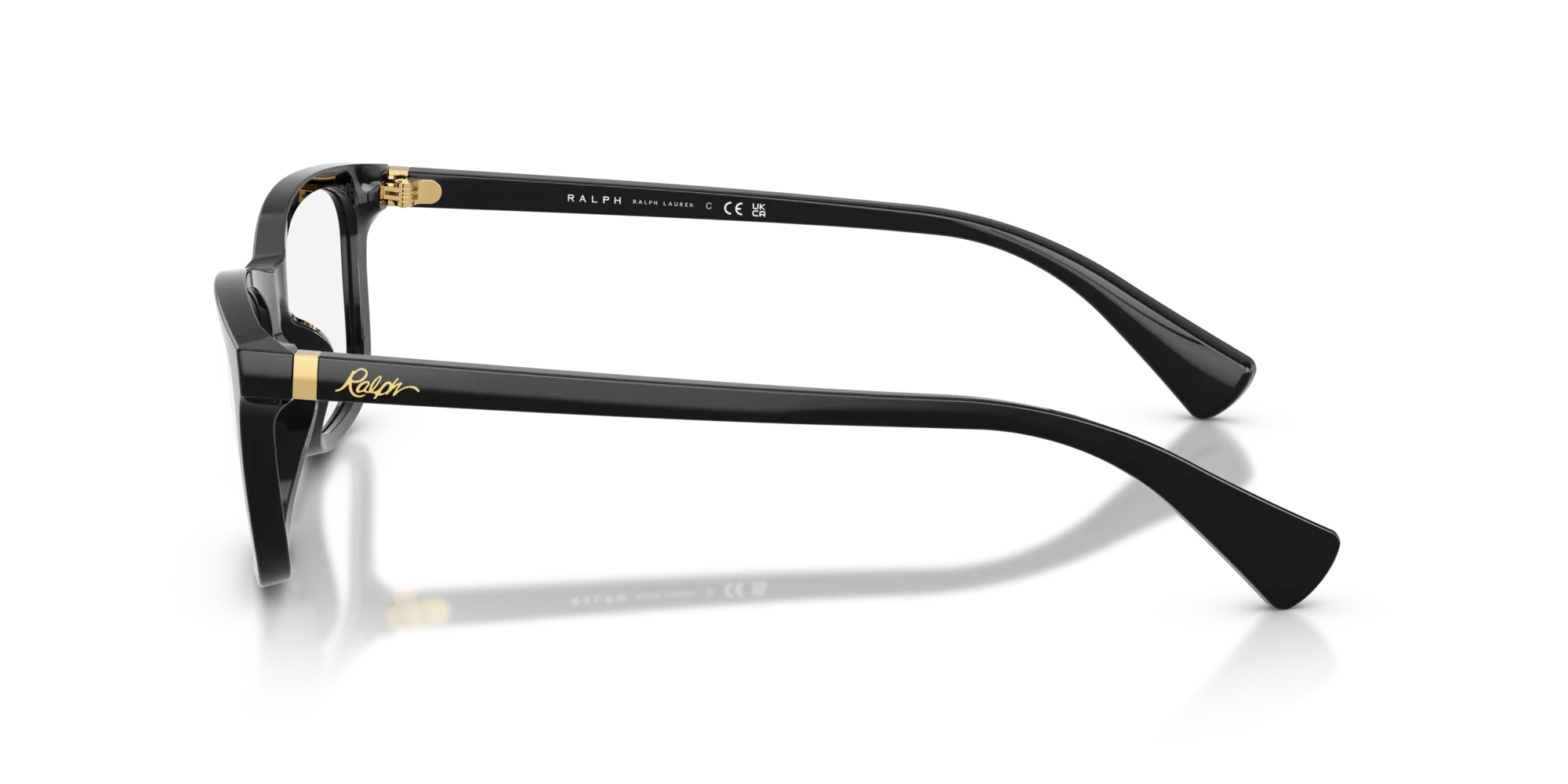 Ralph Lauren RA7179U 5001 Montature da vista Acetato Nero Squadrata Normale - immagine 4