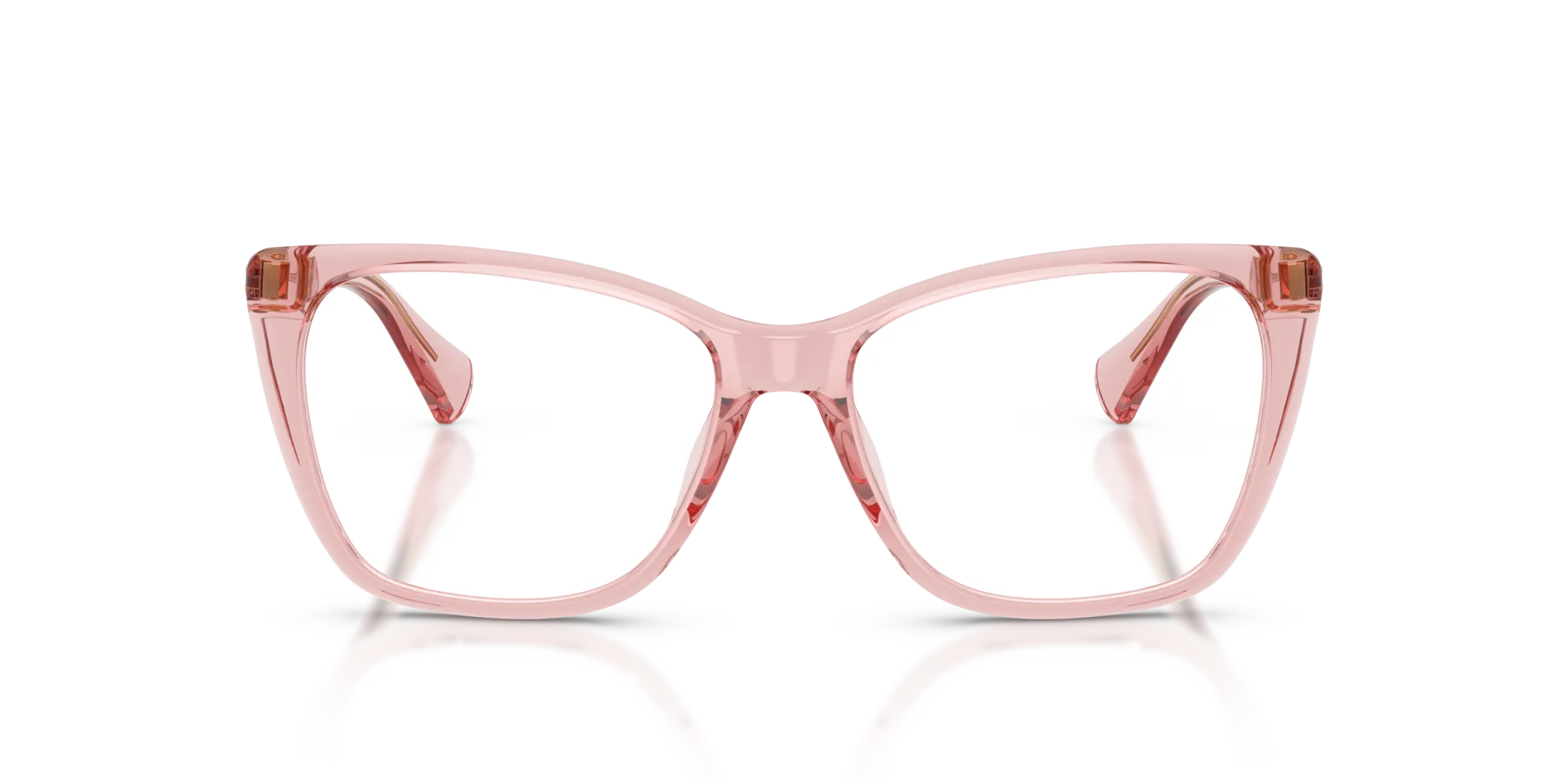 Ralph Lauren RA7177U 5801 Montature da vista Iniettato Rosa Farfalla Normale - immagine 3