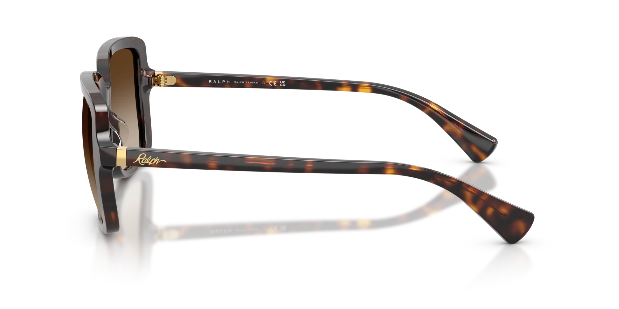 Ralph Lauren RA5333U 500313 Occhiali da sole Acetato Tartaruga Marrone Squadrata Normale Sfumato - immagine 4