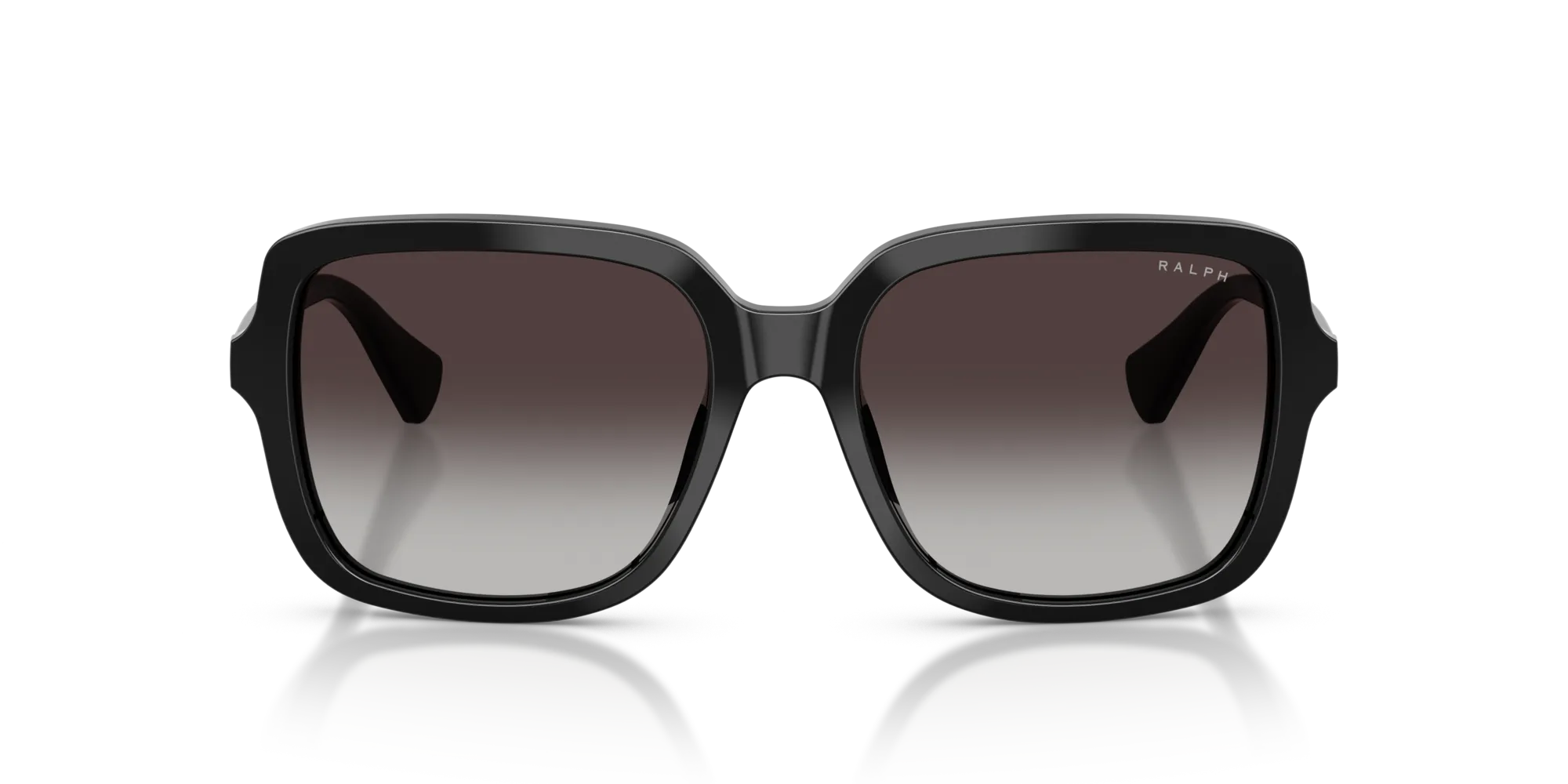 Ralph Lauren RA5333U 50018G Occhiali da sole Acetato Nero Grigio Squadrata Normale Sfumato - immagine 3