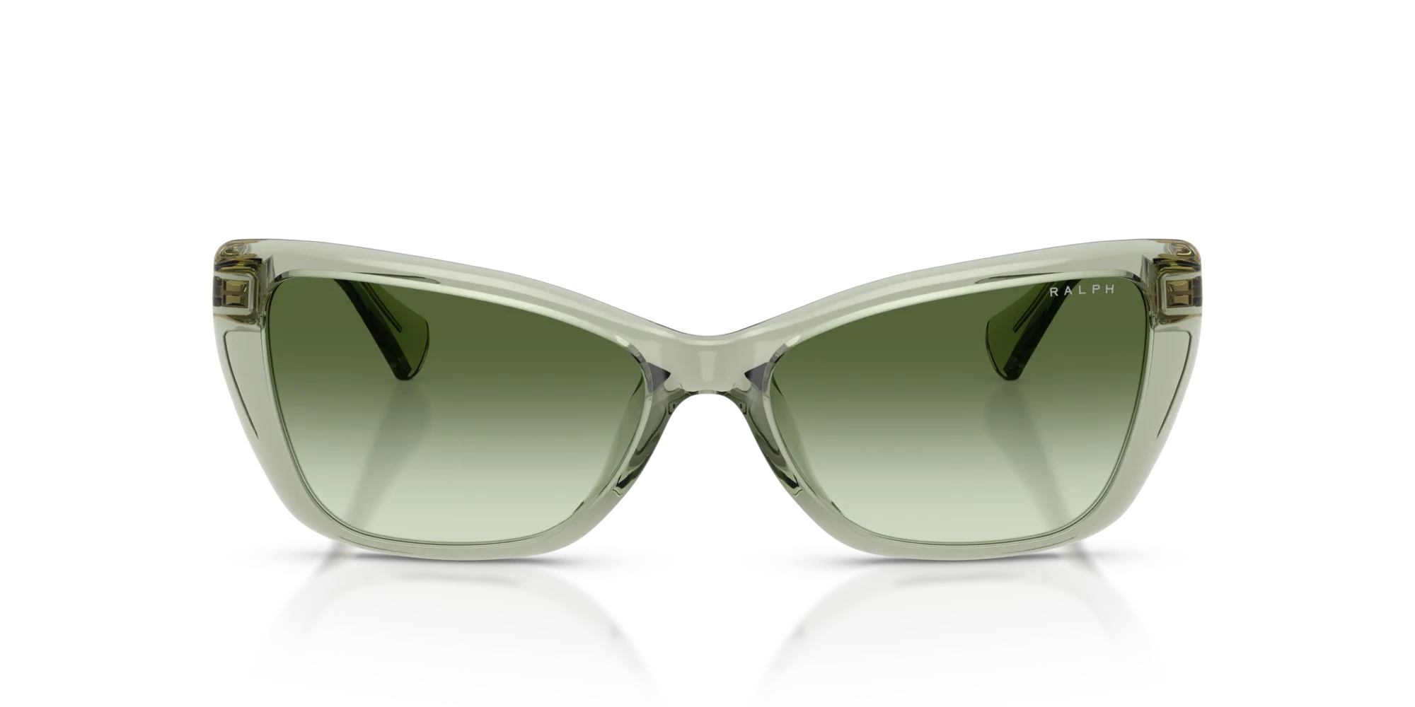Ralph Lauren RA5332U 62673M Occhiali da sole Iniettato Verde Verde Cat Eye Normale Sfumato - immagine 3