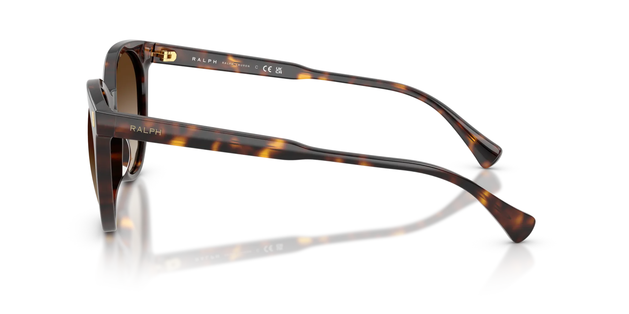Ralph Lauren RA5331U 500313 Occhiali da sole Acetato Tartaruga Marrone Pantos Normale Sfumato - immagine 4