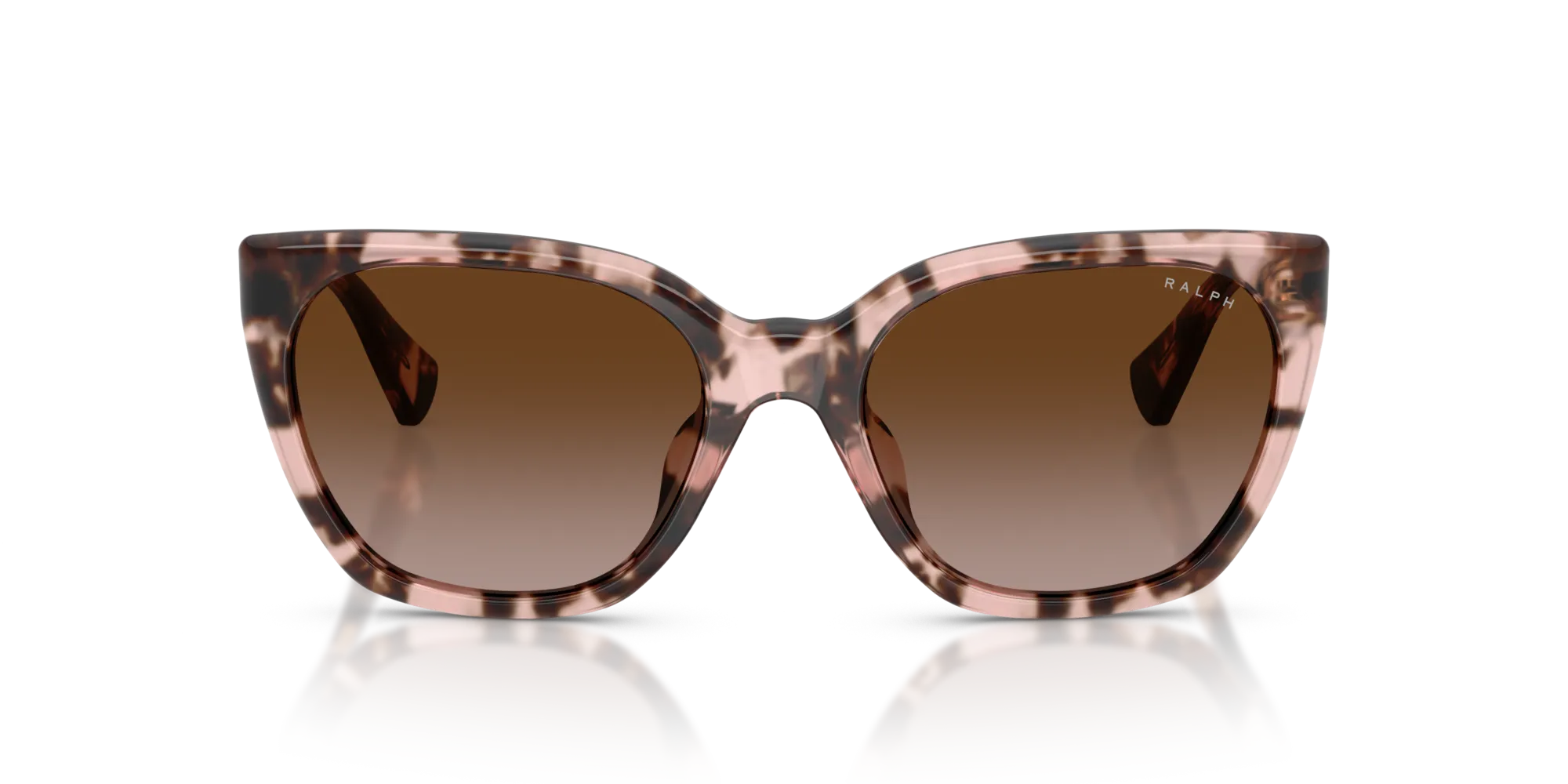 Ralph Lauren RA5330U 605813 Occhiali da sole Acetato Rosa Marrone Farfalla Normale Sfumato - immagine 3