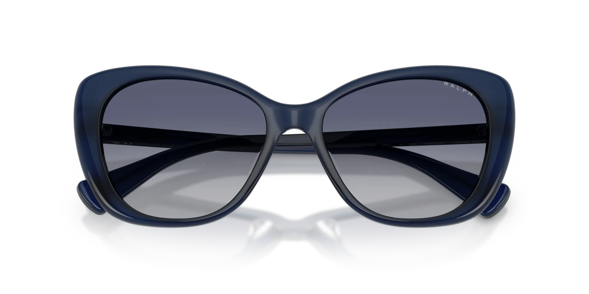 Ralph Lauren RA5329U 60594L Occhiali da sole Acetato Blu Blu Farfalla Normale Sfumato - immagine 2