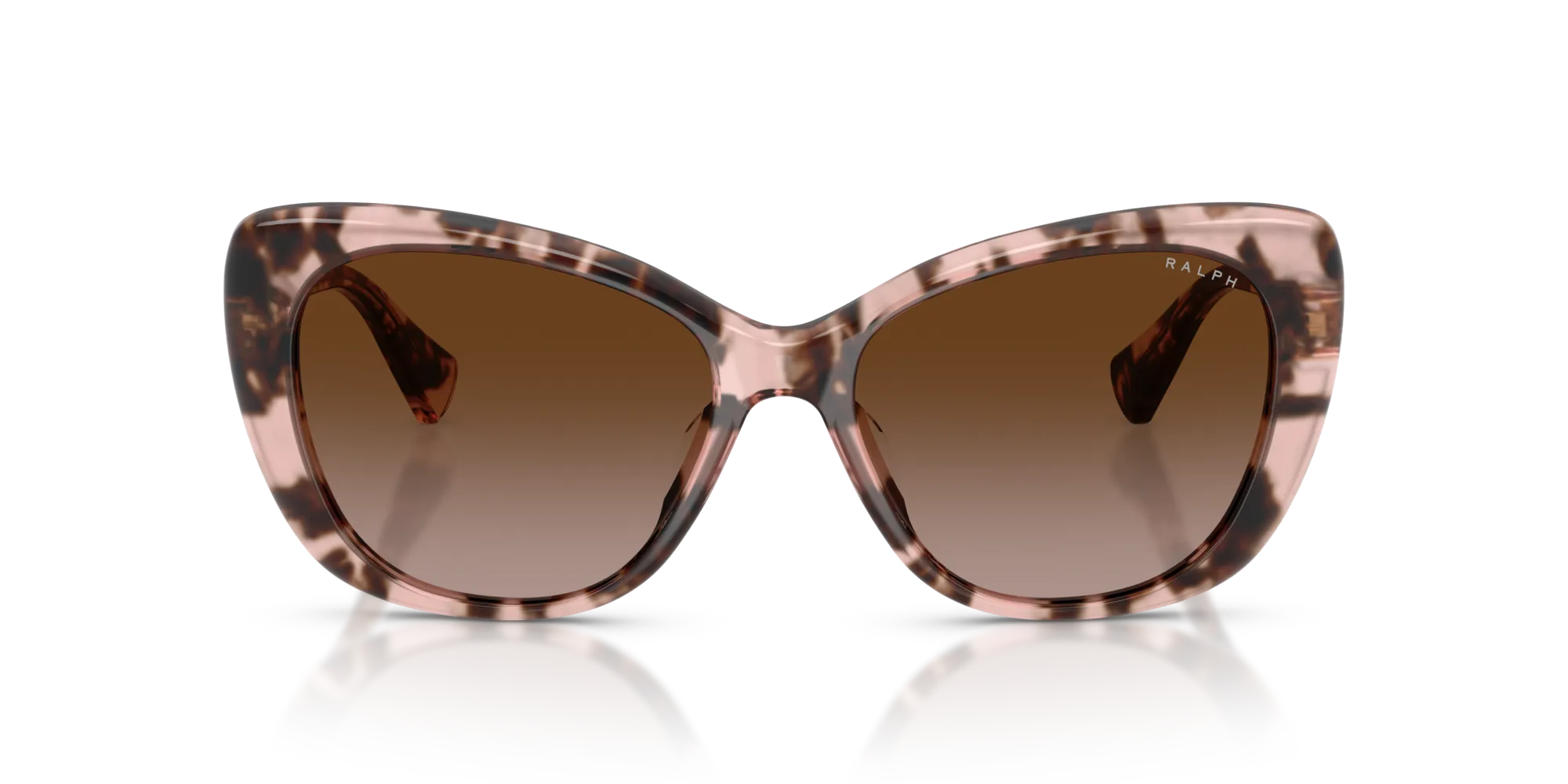 Ralph Lauren RA5329U 605813 Occhiali da sole Acetato Rosa Marrone Farfalla Normale Sfumato - immagine 3