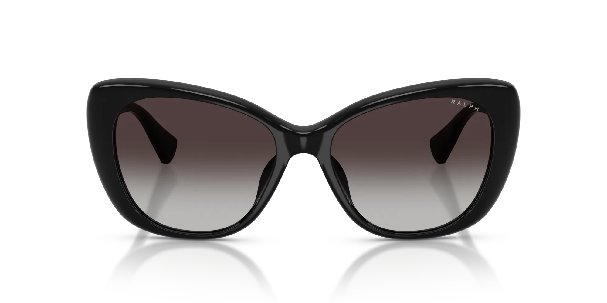 Ralph Lauren RA5329U 50018G Occhiali da sole Acetato Nero Grigio Farfalla Normale Sfumato - immagine 3