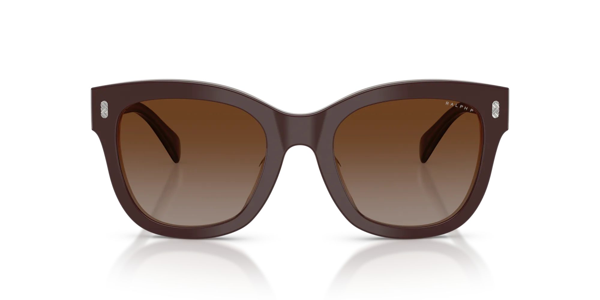 Ralph Lauren RA5301U 6055T5 Occhiali da sole Acetato Marrone Marrone Rotonda Polarizzata - immagine 3
