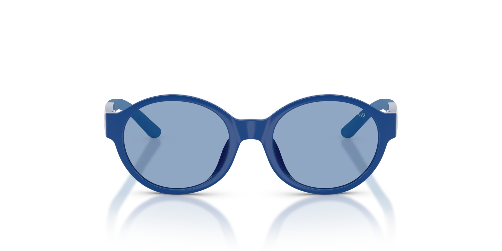 Polo Ralph Lauren PP9510U 596272 Occhiali da sole Iniettato Blu Blu Rotonda Normale - immagine 3