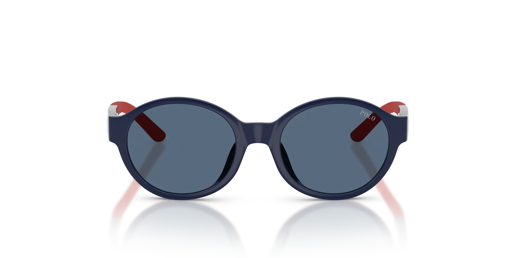 Polo Ralph Lauren PP9510U 562080 Occhiali da sole Iniettato Blu Blu Rotonda Normale - immagine 3