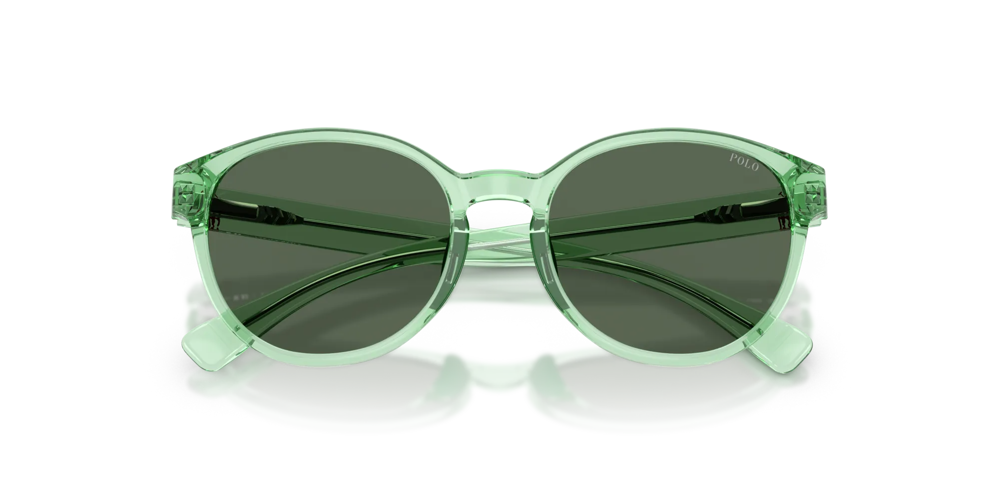 Polo Ralph Lauren PP9509U 625071 Occhiali da sole Iniettato Verde Verde Pantos Normale - immagine 2