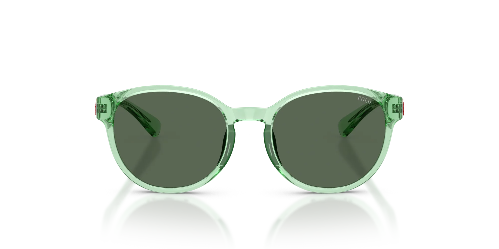 Polo Ralph Lauren PP9509U 625071 Occhiali da sole Iniettato Verde Verde Pantos Normale - immagine 3