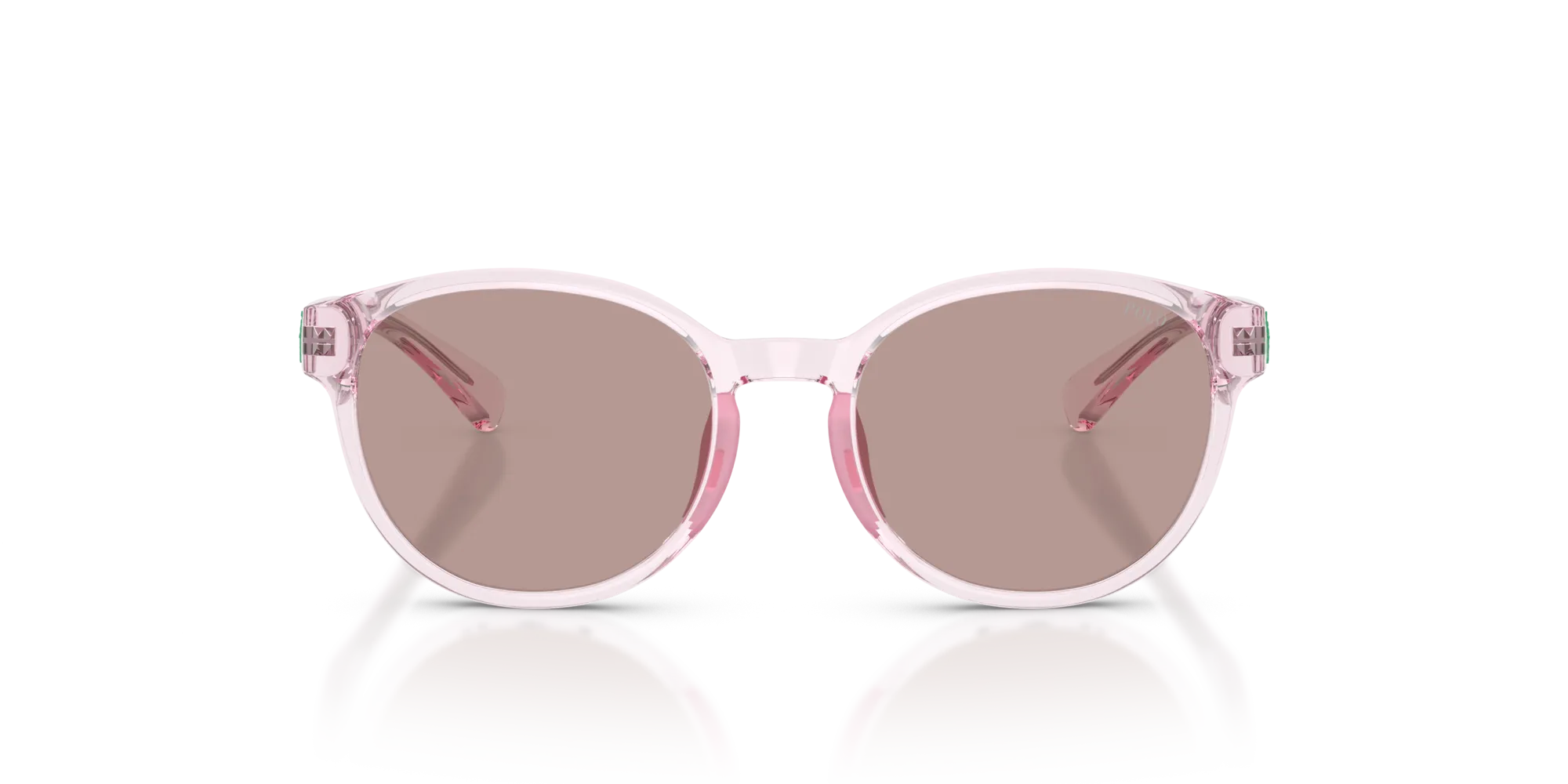Polo Ralph Lauren PP9509U 61937N Occhiali da sole Iniettato Rosa Marrone Pantos Normale - immagine 3