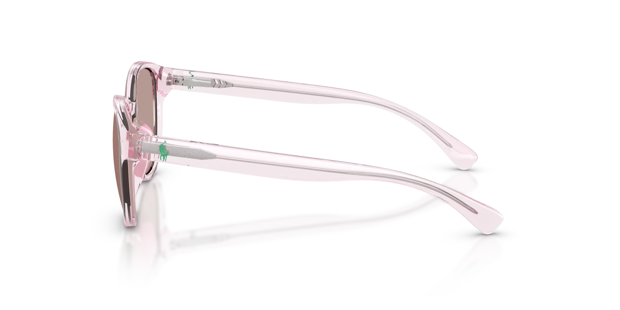Polo Ralph Lauren PP9509U 61937N Occhiali da sole Iniettato Rosa Marrone Pantos Normale - immagine 4