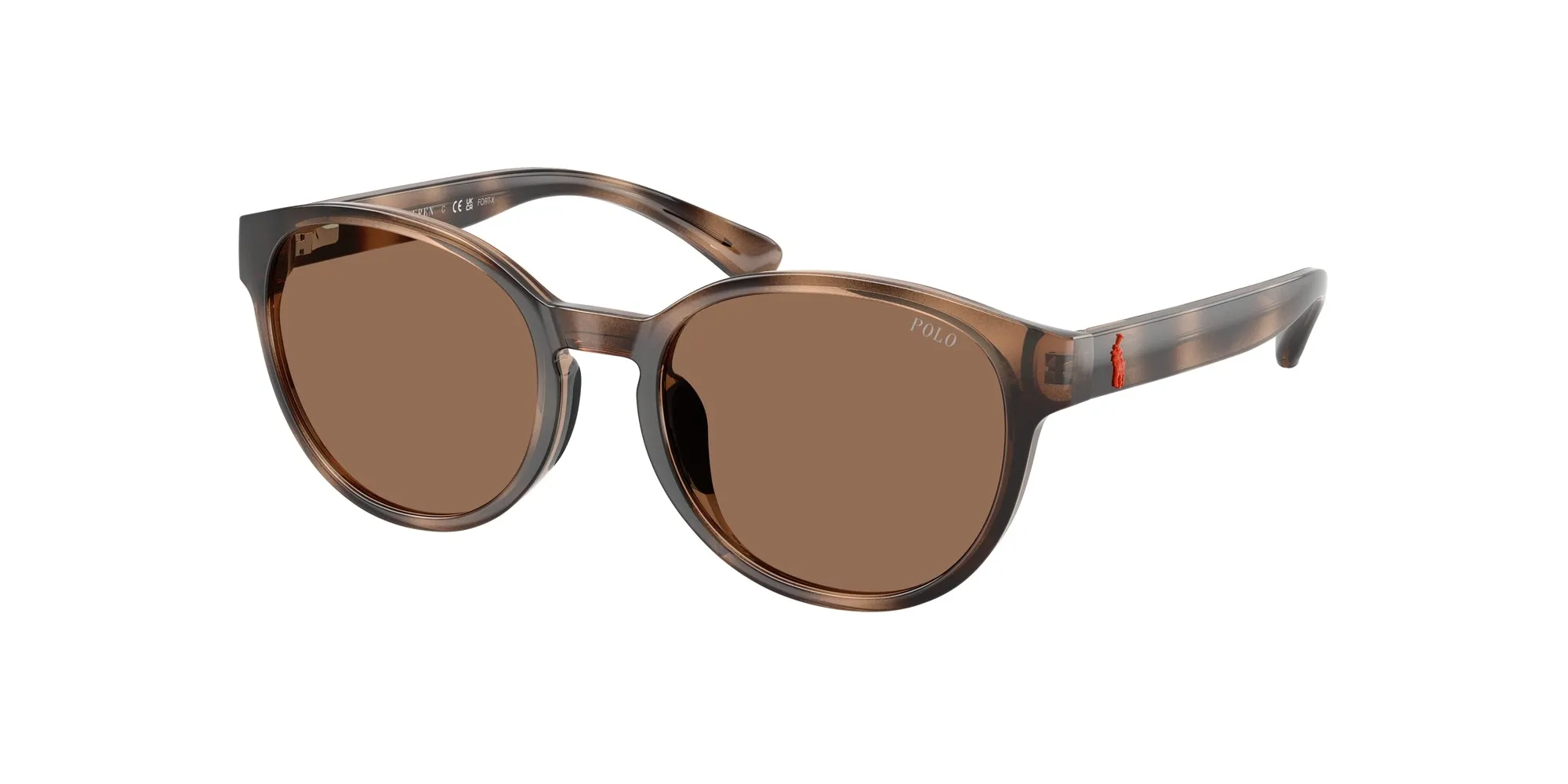 Polo Ralph Lauren PP9509U 597473 Occhiali da sole Iniettato Tartaruga Marrone Pantos Normale - immagine 1